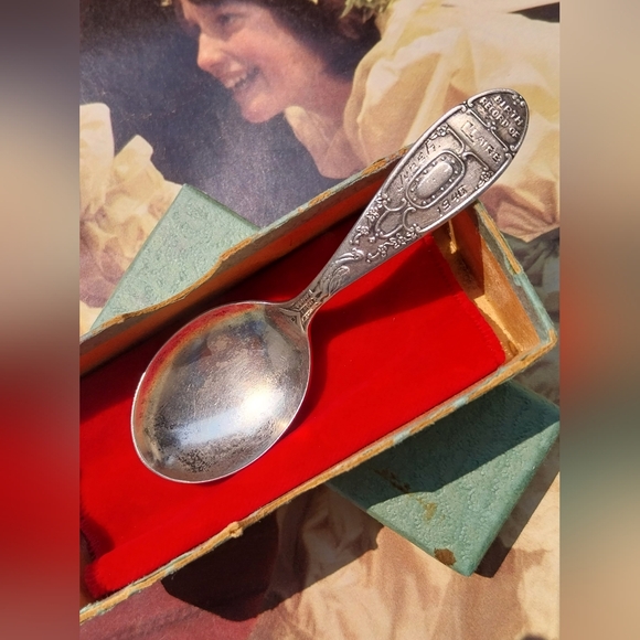 Silver Sterling Baby Spoon - Picture 9 of 15